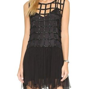Free People Cage Shell Sequin Dress